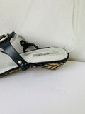 Via Spiga Black Wedge Sandals Size 7