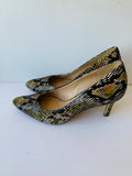 Naturalizer Faux Snakeskin Leather Pumps Size 7.5