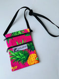 Local Design Made in Hawaii Pink Pineapple Crossbody Bag
