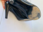 Ferragamo Black Leather Classic Pumps Size 9.5