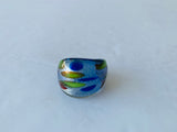 Hand Blown Glass Ring Size 5.5