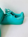 Adidas Aqua Blue Lace Up Sneakers Size 5.5
