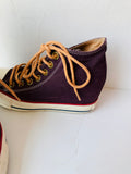 Converse All Star Burgundy Wedge Sneaker Size 6.5