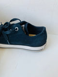 Converse All Star Blue Suede Low Tops Size 6
