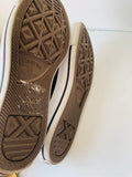 Converse All Star Blue Suede Low Tops Size 6