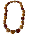 Brown Huge Stone Statement Necklace