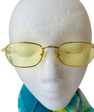 Vintage Yellow Tinted Sunglasses