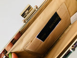 Jessica McClintock Champaign Satin Evening Bag