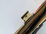 Jessica McClintock Champaign Satin Evening Bag