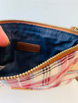 J. Crew Plaid Fabric Wristlet