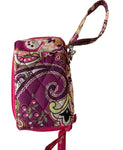 Vera Bradley Purple Paisley Wristlet
