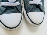 Converse Slip On Grey Metallic Sneakers Size 7