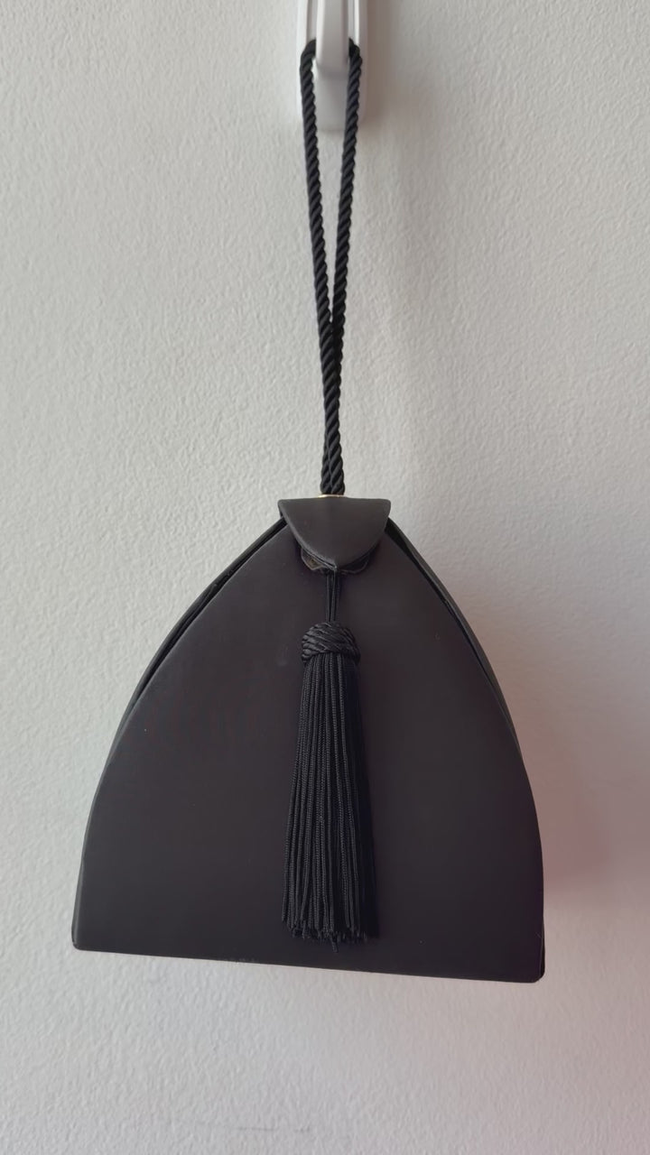 Z-Bag Black Triangular Evening Bag