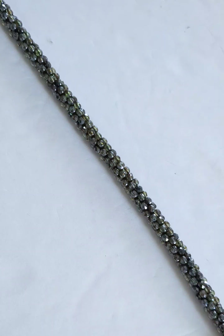 Beaded Tassel Lariat Necklace