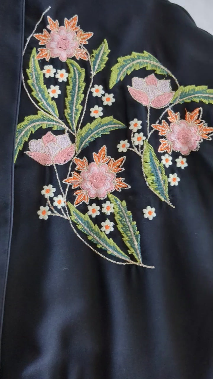 Zara TRF Embroidered Jacket Size L/XL