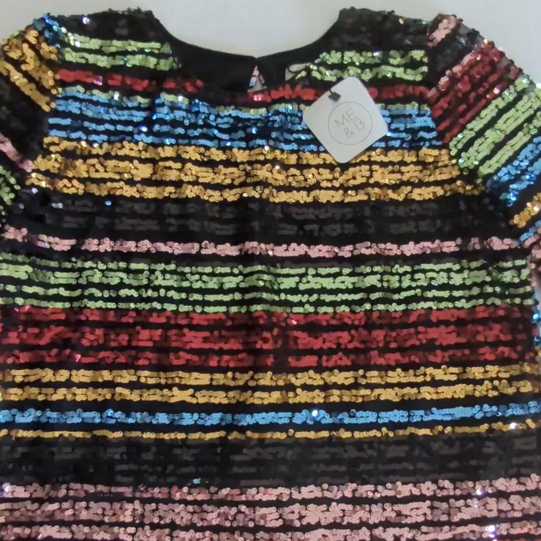 ME&B Sequin Top Size 40 NWT