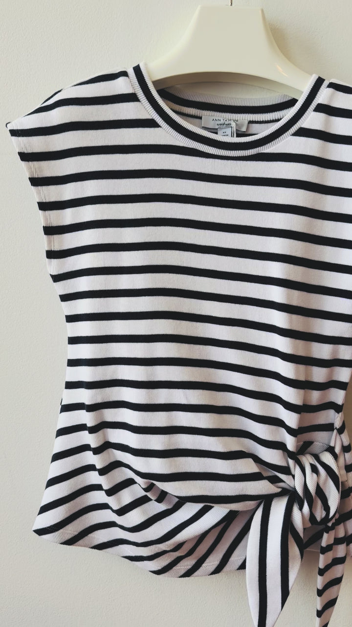 Ann Taylor Weekend Striped Shirt XS