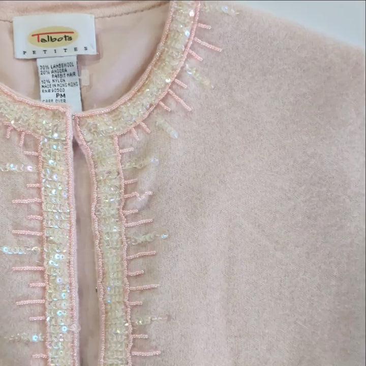 Talbots 2 Piece Sweater Set Size Medium Petite