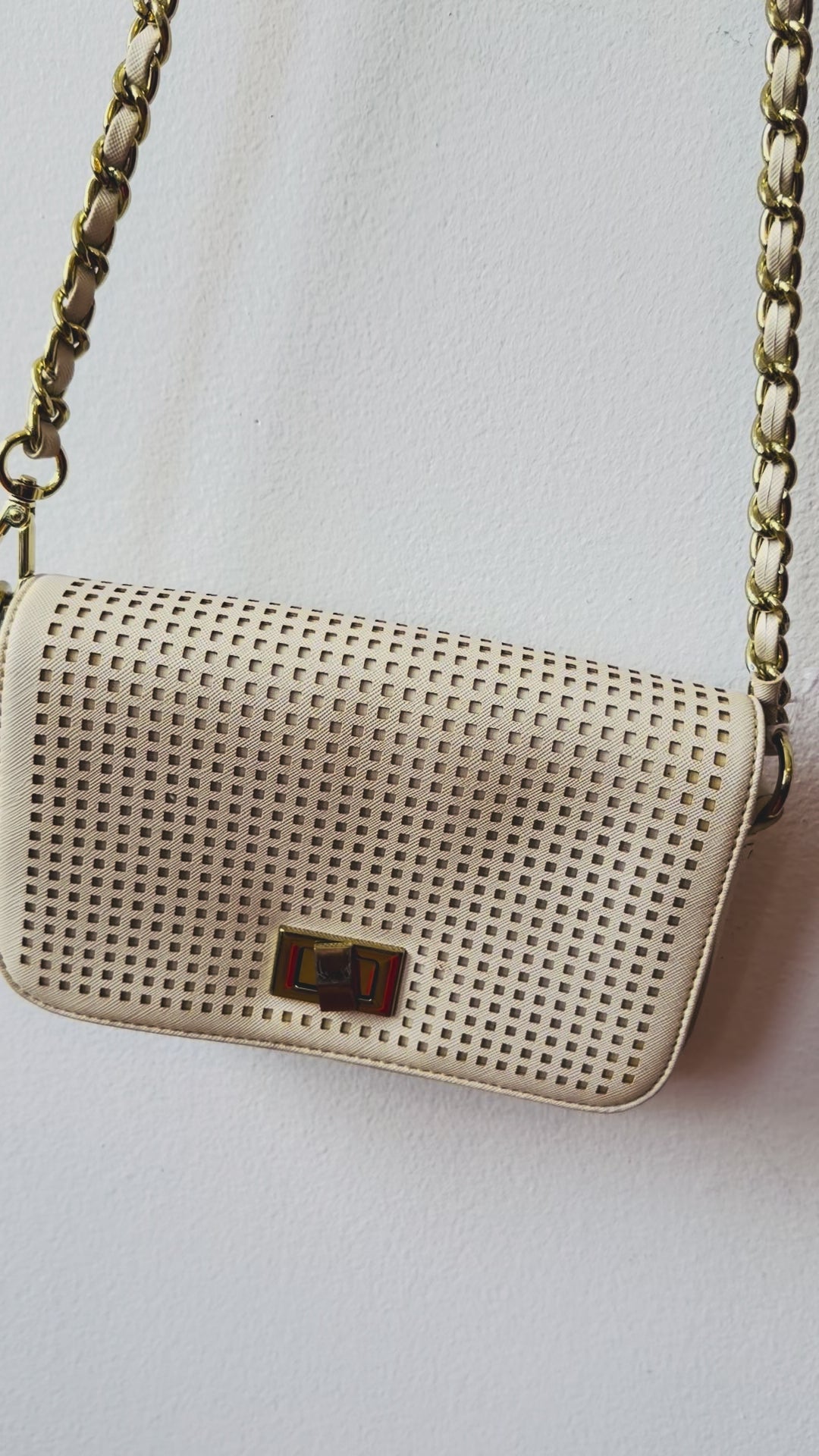 Off White Crossbody/ Handbag