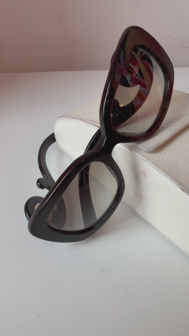 Prada Absolute Baroque Crystal Embellished Square Sunglasses