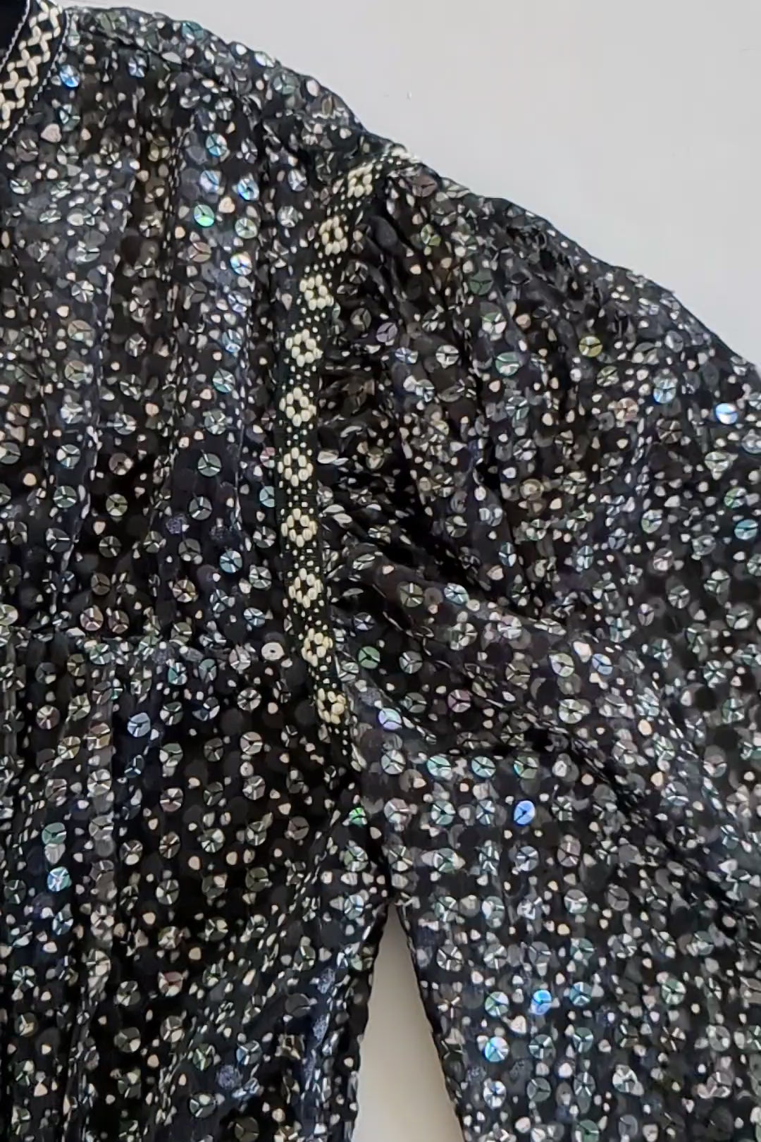 Maje Sequin Embellished Cocktail Dress Size 36/6
