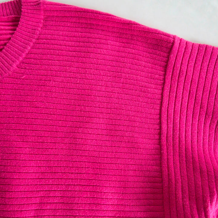 Good American Pink Sweater Size Medium
