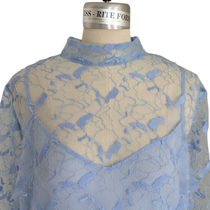 Elonquii Back Tie Lace Blouse Size 20