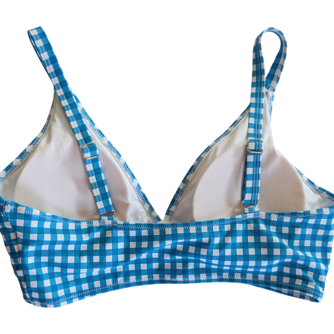 Blooming Jelly Gingham 2 Piece Swimsuit Size Medium