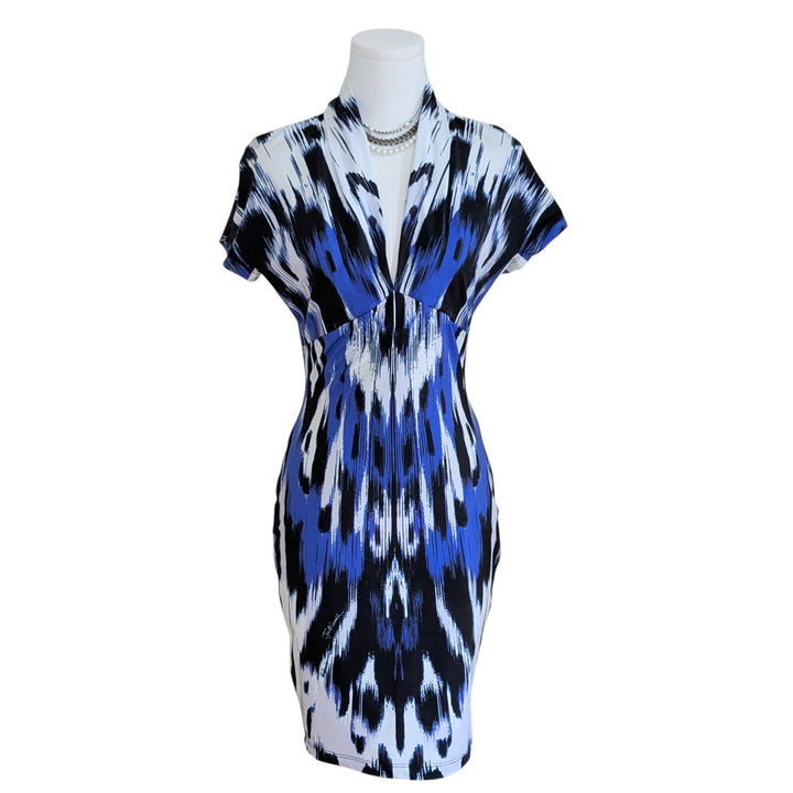 Just Cavalli Ikat Print Dress Size 40