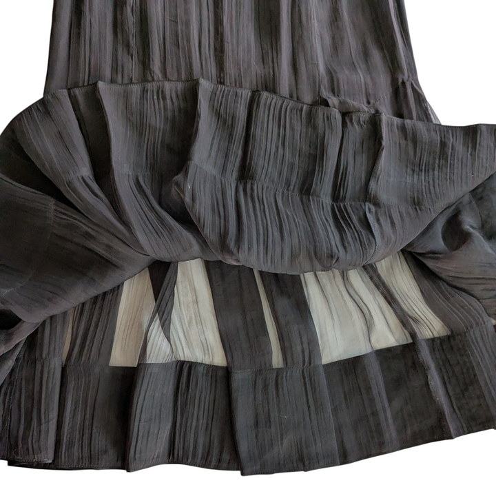 Jean Paul Gautier Sheer Silk Maxi Skirt