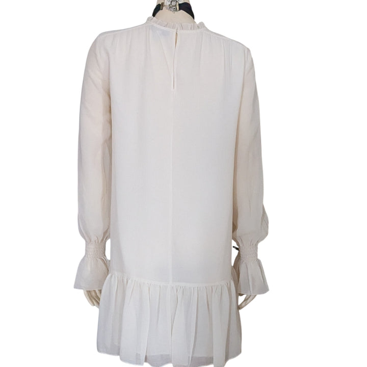 Reiss Esme Shift Dress in Cream Size 6