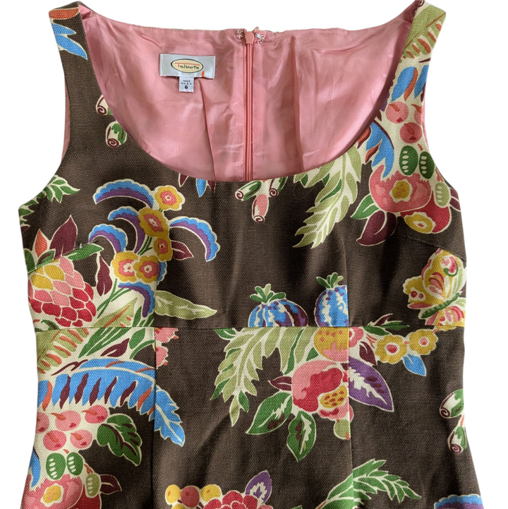 Talbots Floral Sheath Dress Size 6