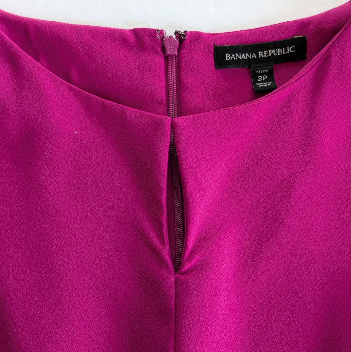Banana Republic Flounce Peplum Dress Size 2P