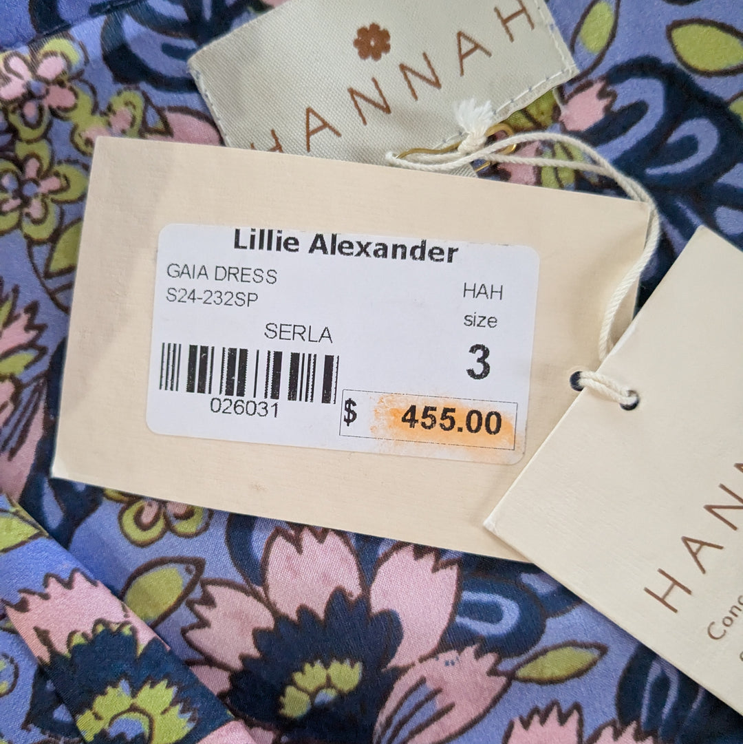 Hannah Gaia Silk Dress Size Large NWT