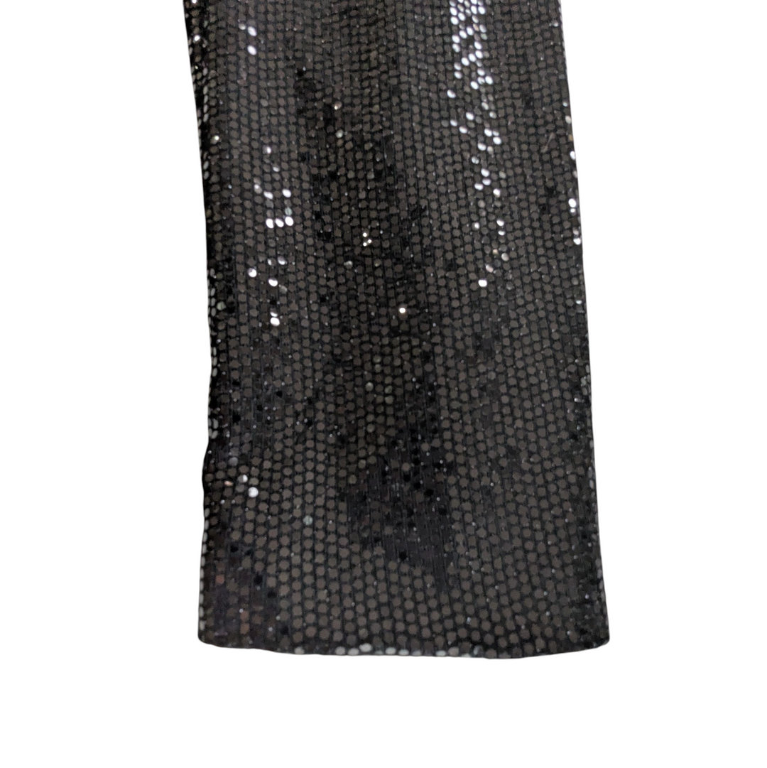 T Tahari Black Sequin Blazer Size 12 NWT