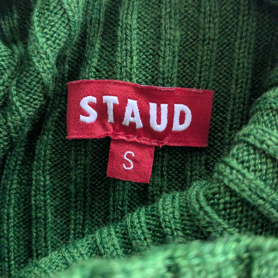 STAUD Lilou Ribbed Knit Sweater Size Small
