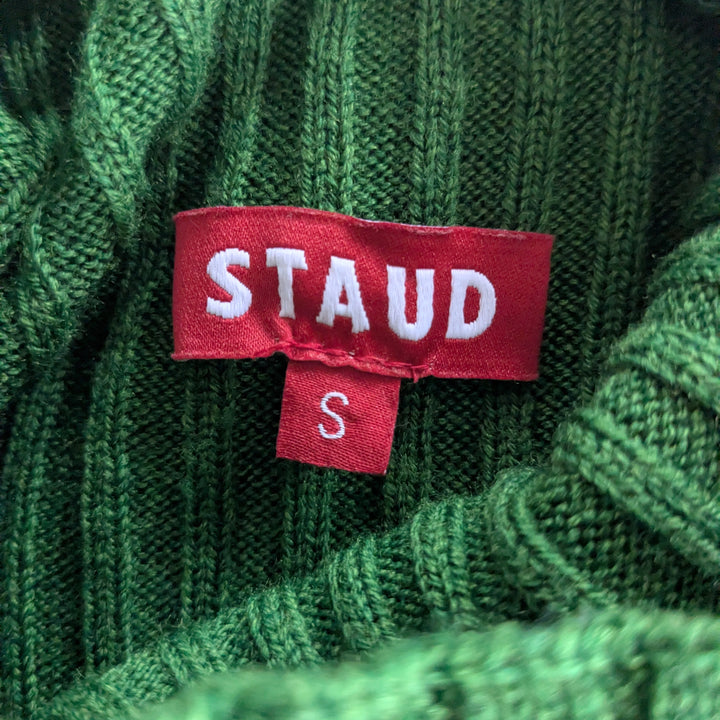 STAUD Lilou Ribbed Knit Sweater Size Small