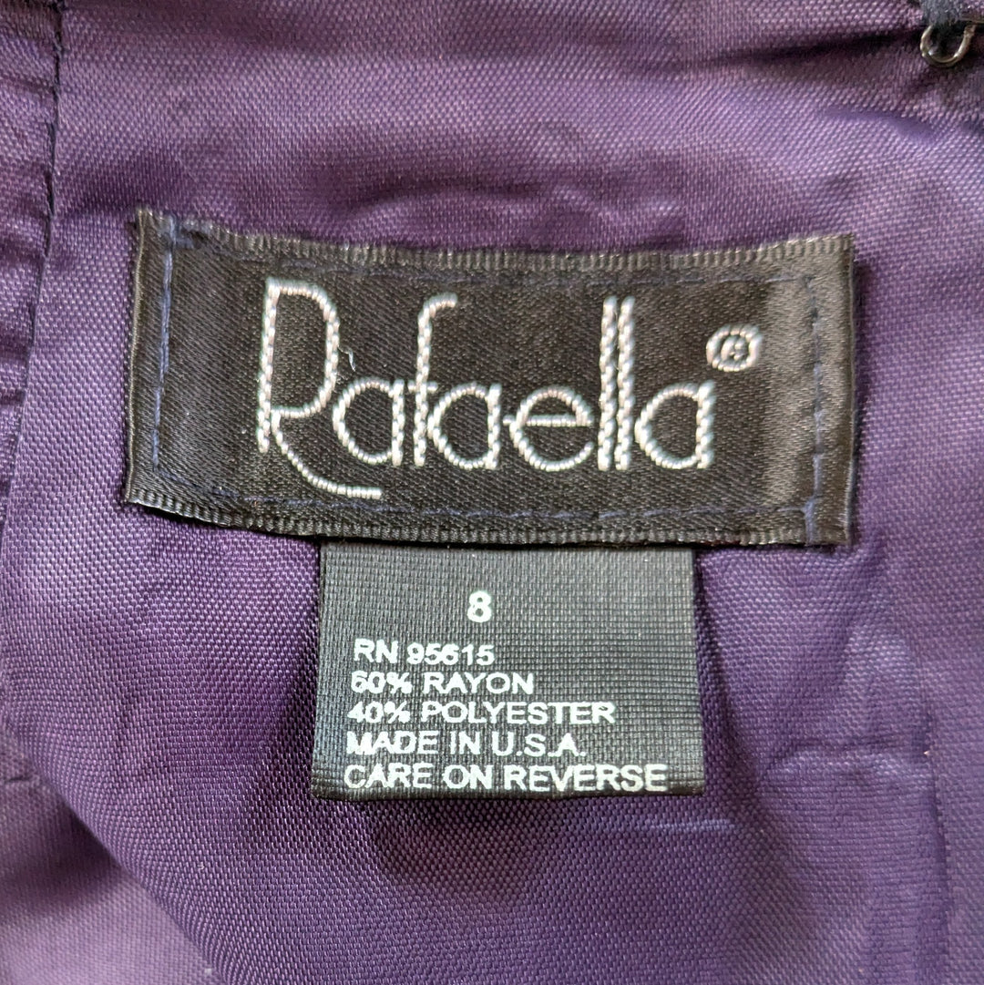 Rafaella Vintage Burn Out Velvet Maxi Skirt Size 8
