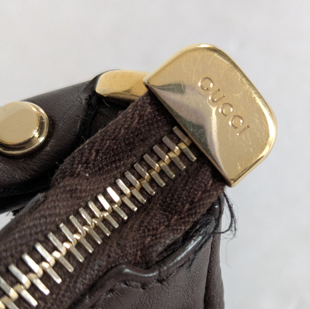 Gucci Guccissimo GG Signature Abbey D Ring Shoulder Bag