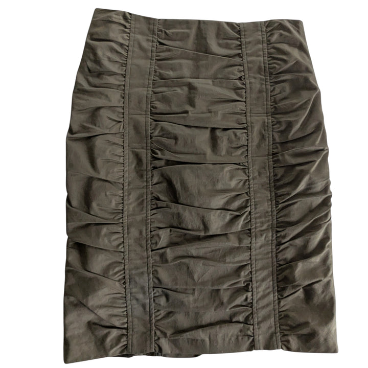 Nanette Lepore Shirred Cotton Skirt Size 2