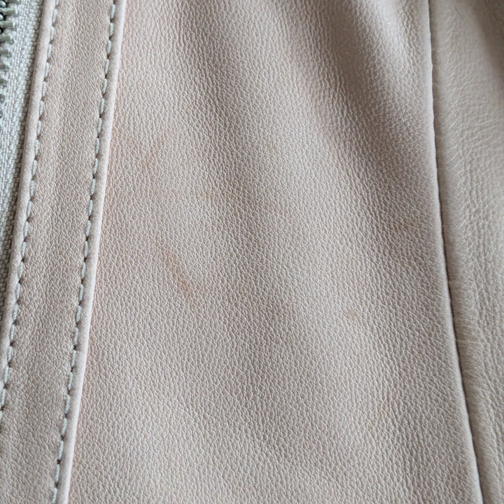 Athleta Salt Flat Leather Moto Jacket Size XS