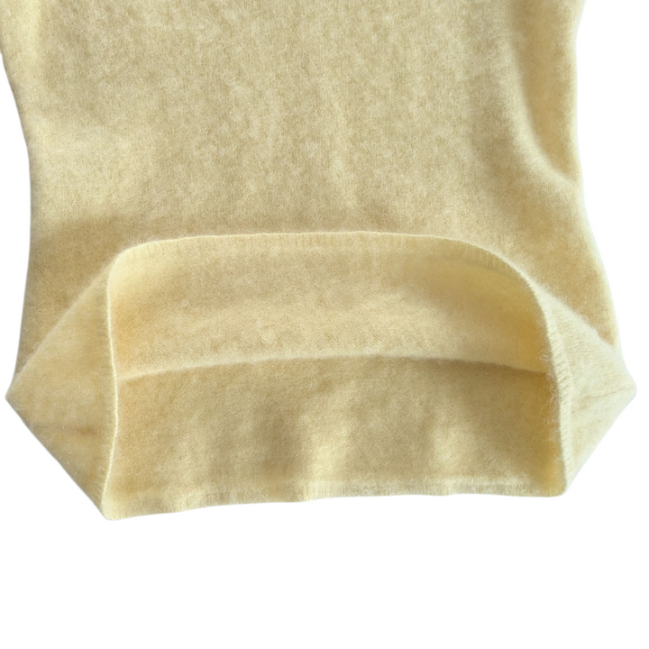 Kinross Yellow Cashmere Sweater Set Size Small