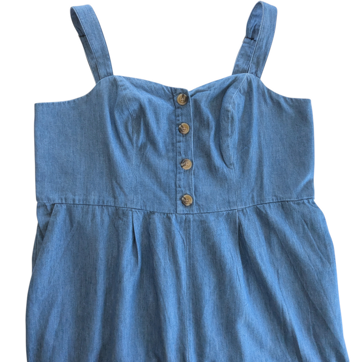 Old Navy Cami Denim Overalls Size XXL Petite