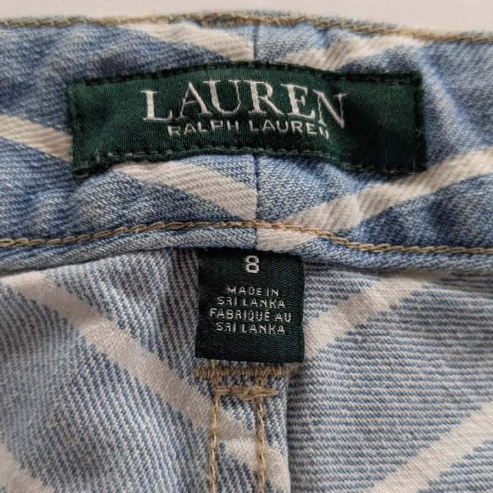 Lauren Ralph Lauren Striped Jeans Size 8
