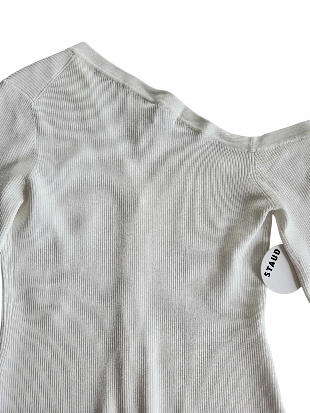 STAUD Craftsman One Shoulder Sweater Size Large