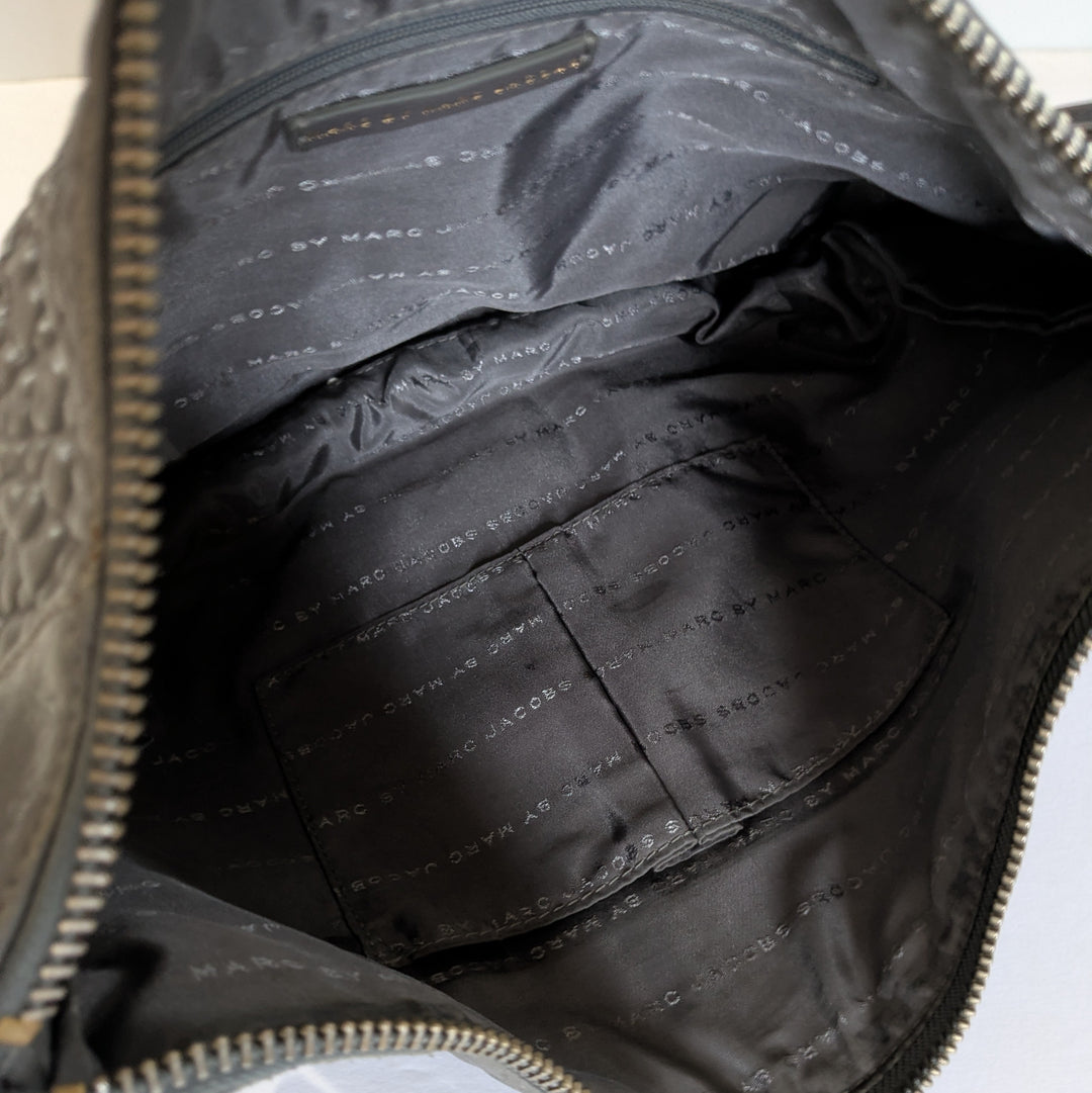 Marc by Marc Jacobs Washed Up Grey Hobo Crossbody