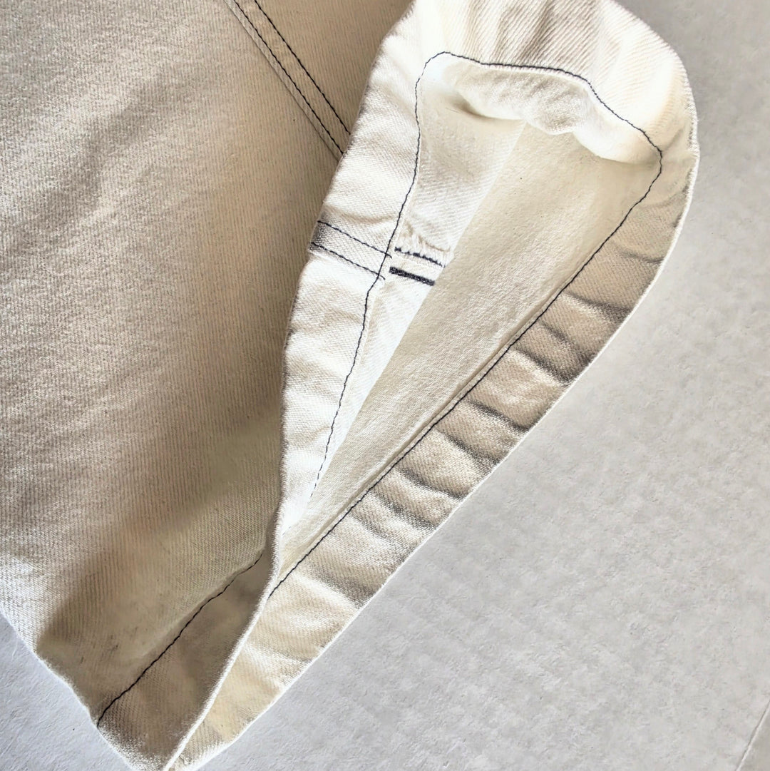 Frame White Le Baggy Palazzo Jeans Size 27