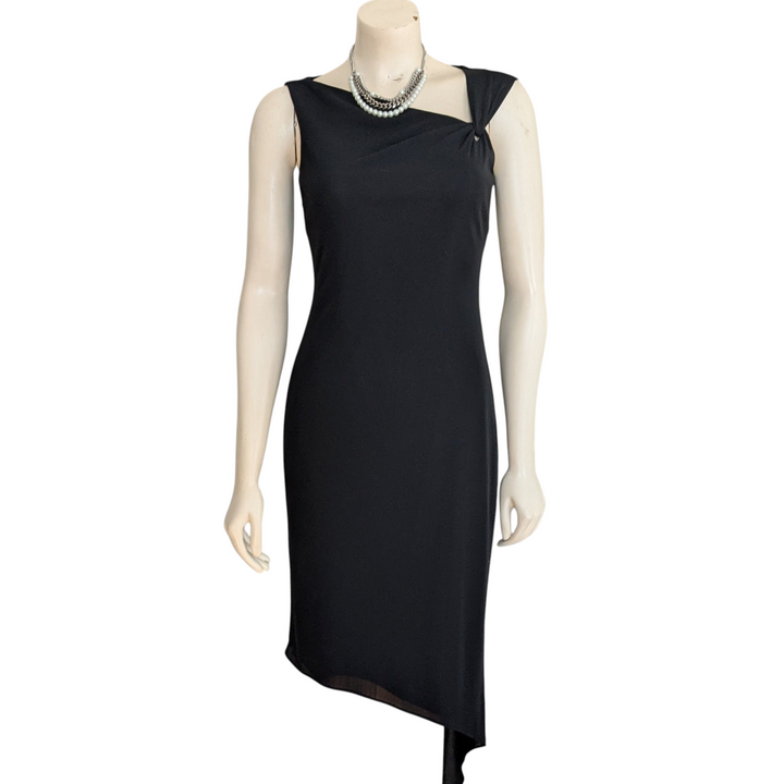 David Meister Asymmetrical Dress Size 2