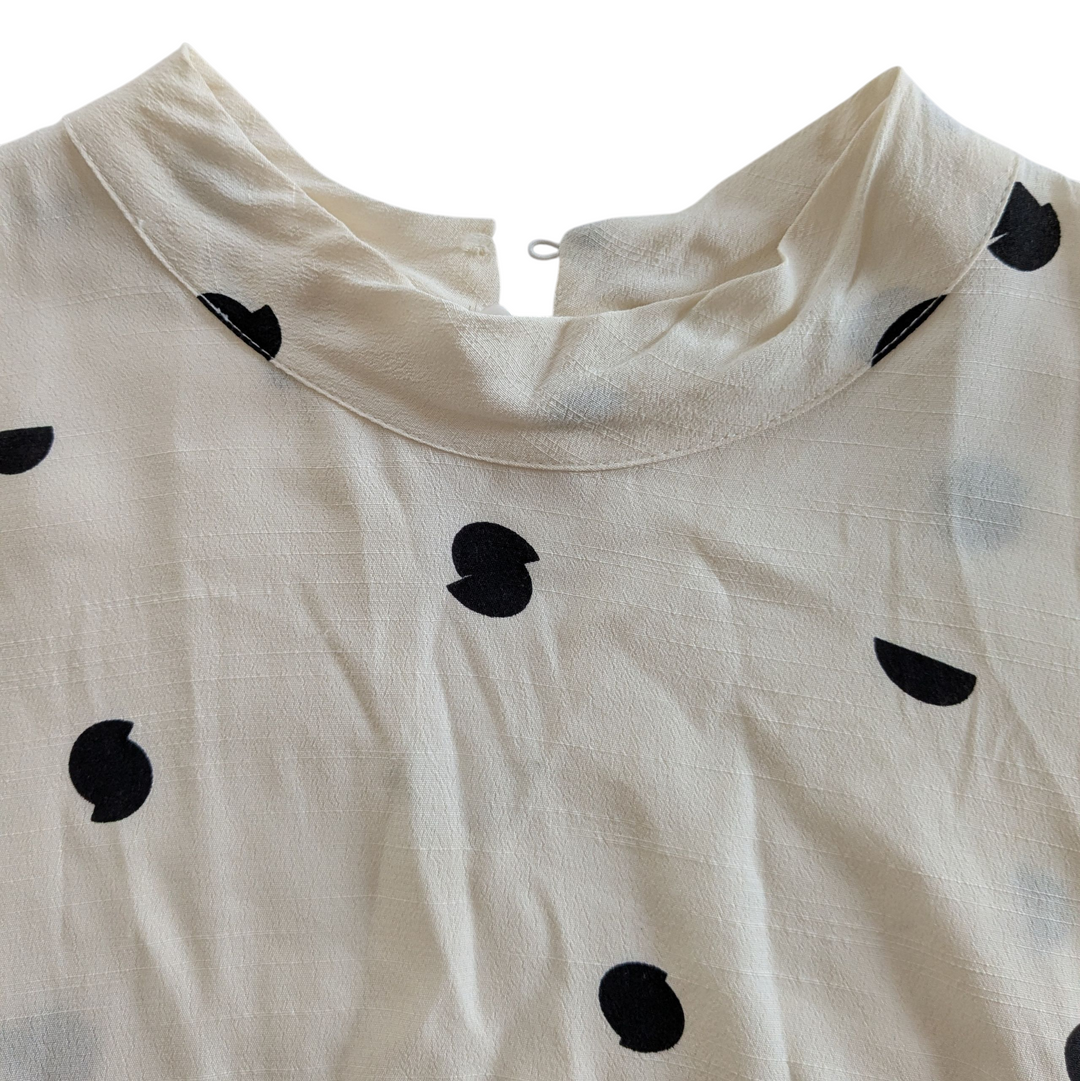 ASTR Polka Dot Blouse Size Large