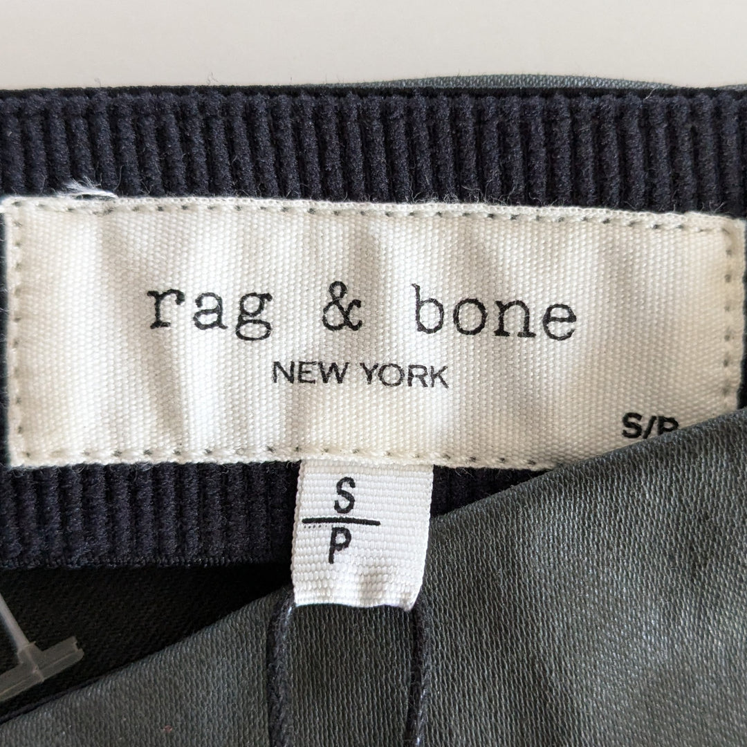 Rag & Bone Nina Coated Cotton Pull On Pants Size 8 NWT